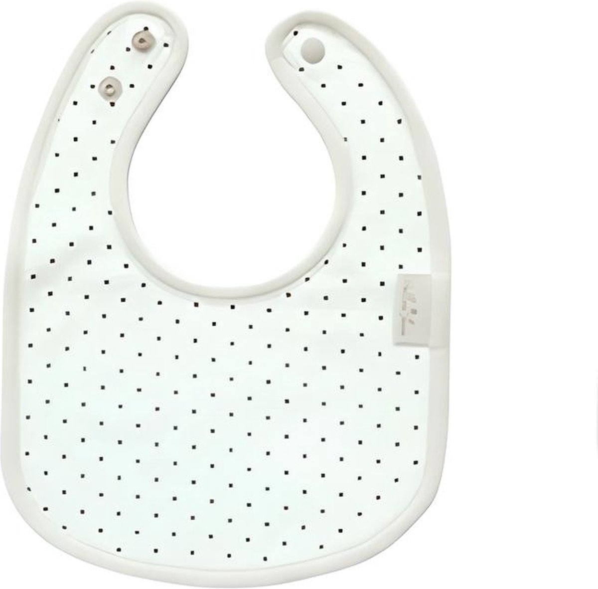 Goedkoopste Hellowshine Organic terry bib (Dot white