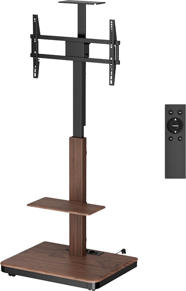 Elite Elektrische TV Standaard Walnoot