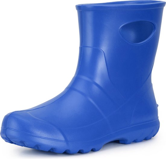 Ladeheid Heren Regenlaarzen - Gevoerd en Waterdicht Vederlicht - EVA - LA-LMG-751-GardenMen - Blauw2727c (Zonder Stiefelsokken) - 43