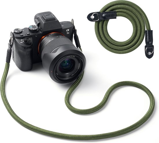 YONO camera strap vintage – universeel – groen