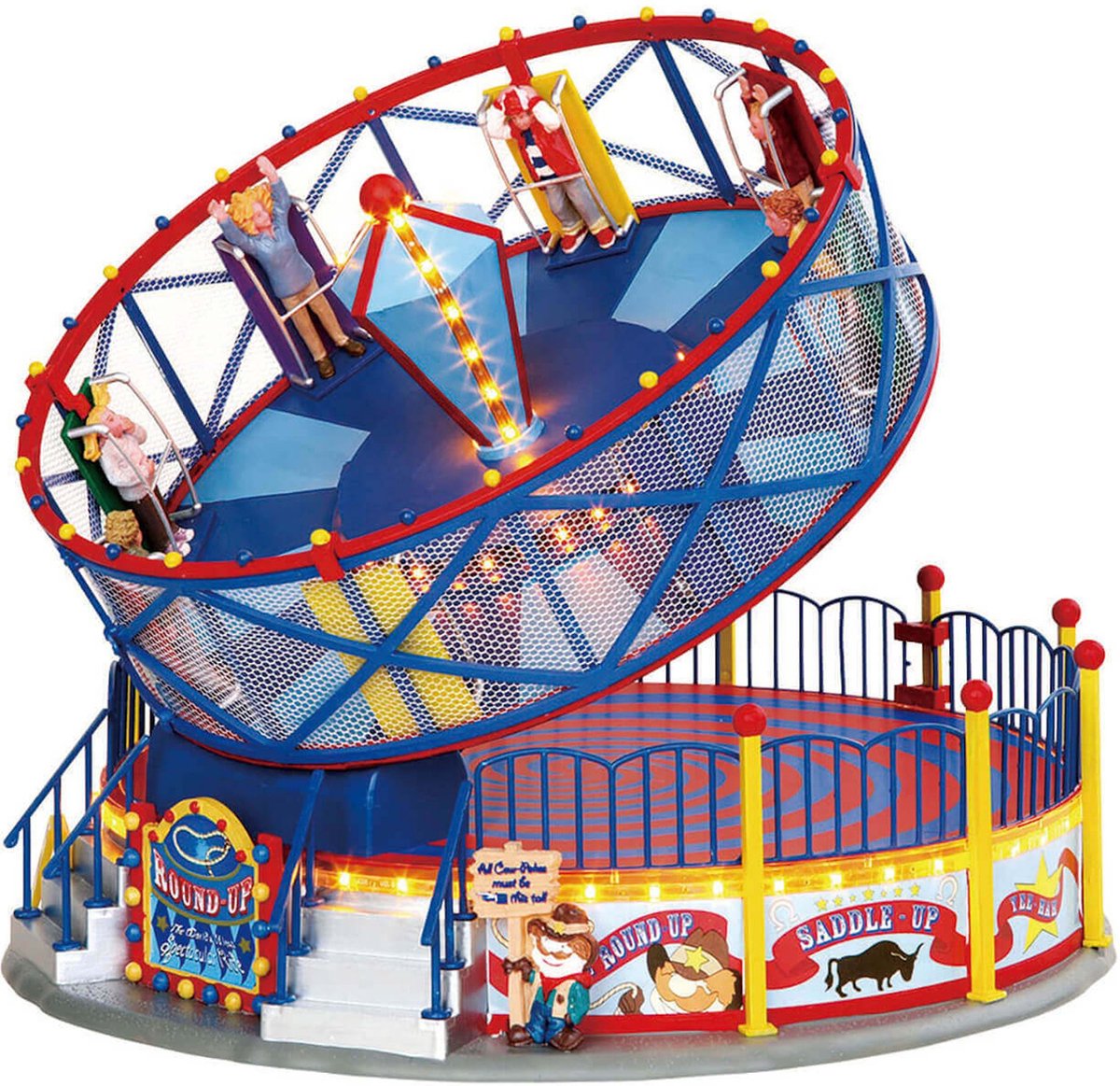 Lemax - 'Round Up' - Verlichte Sights & Sounds met animatie - Inclusief adapter