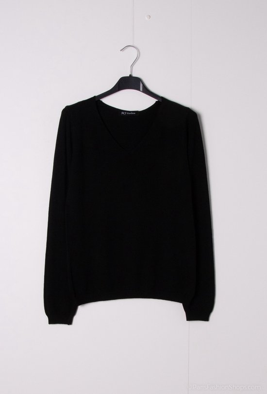 V Hals Dames College Trui Dames Varsity Wolmix V-halstrui Met Logo