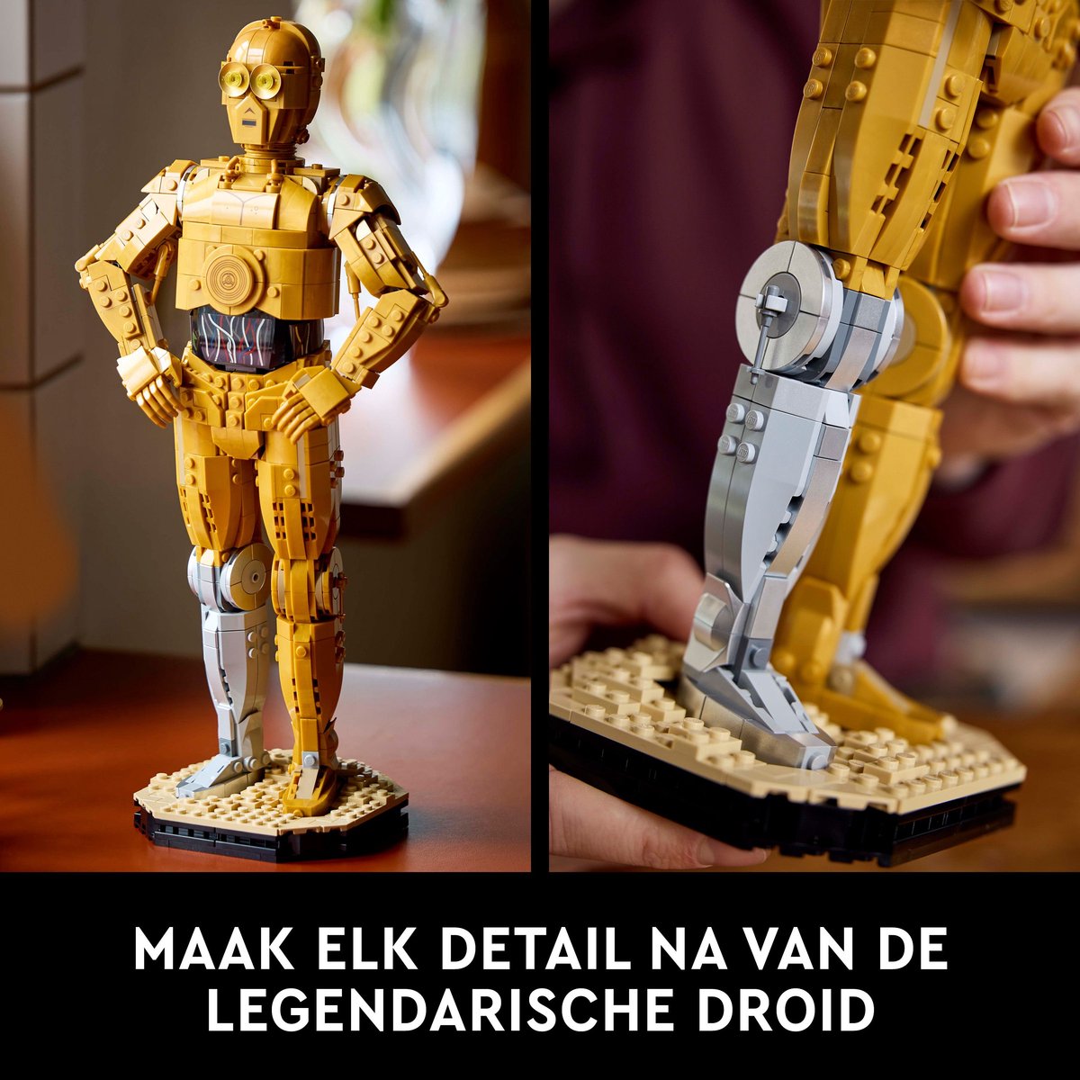 LEGO Star Wars - C-3PO Decoratie Bouwpakket met Droid Figuur - 75398 – foto 3