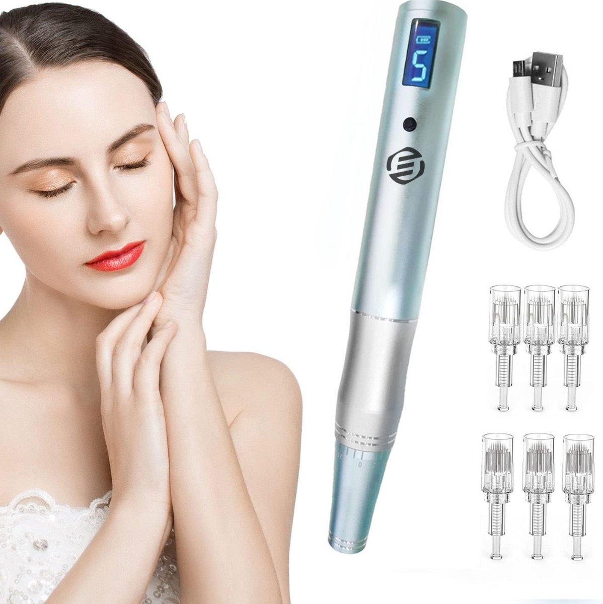 Equivera Laser Plasma Pen - Huidverzorging - Gezicht - Huid - Donkere Vlekken - Sproeten - Pigmentvlekken - Wratten - Tattoo - Moedervlekken - Verwijderaar - Schoonheid - Huidverjonging