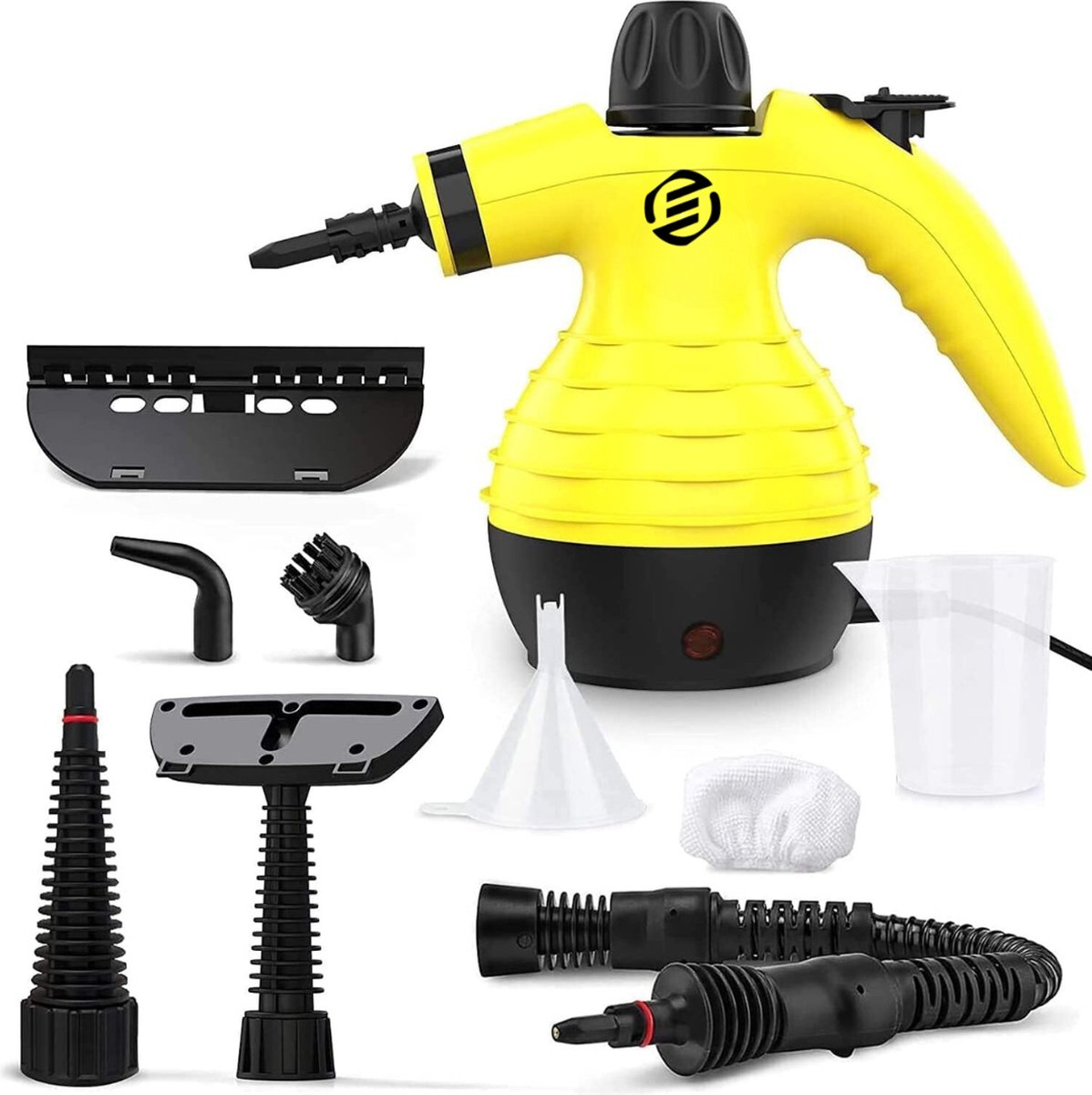 Goedkoopste Equivera Stoomreiniger - Handstoomreiniger - Draagbaar - 9 Accessoires - Vlekverwijderaar