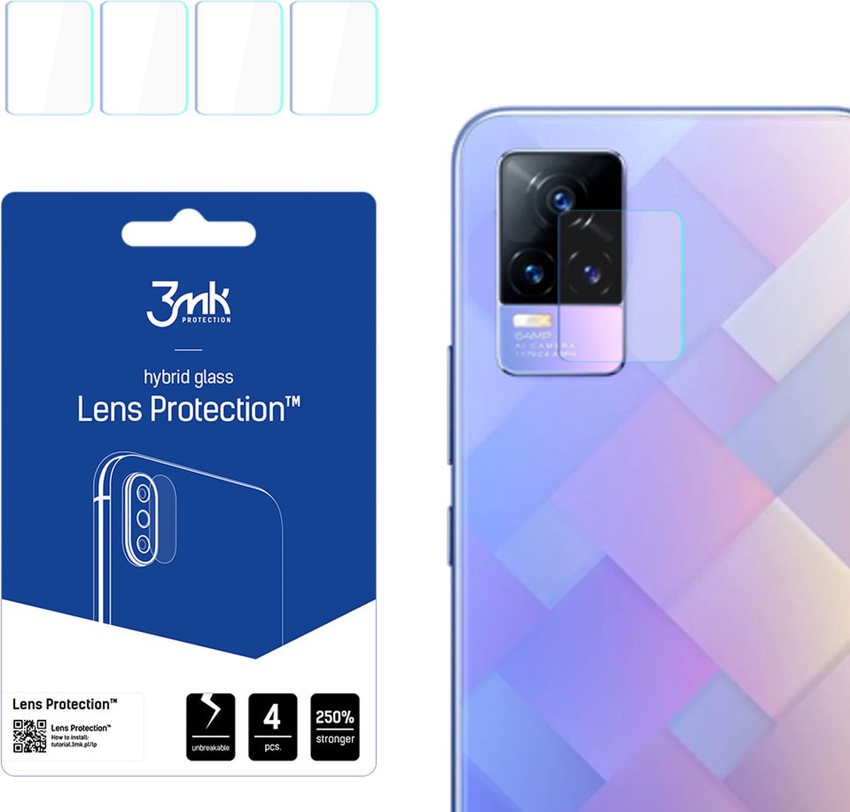 Vivo Y73 2021 - 3mk Lens Protection