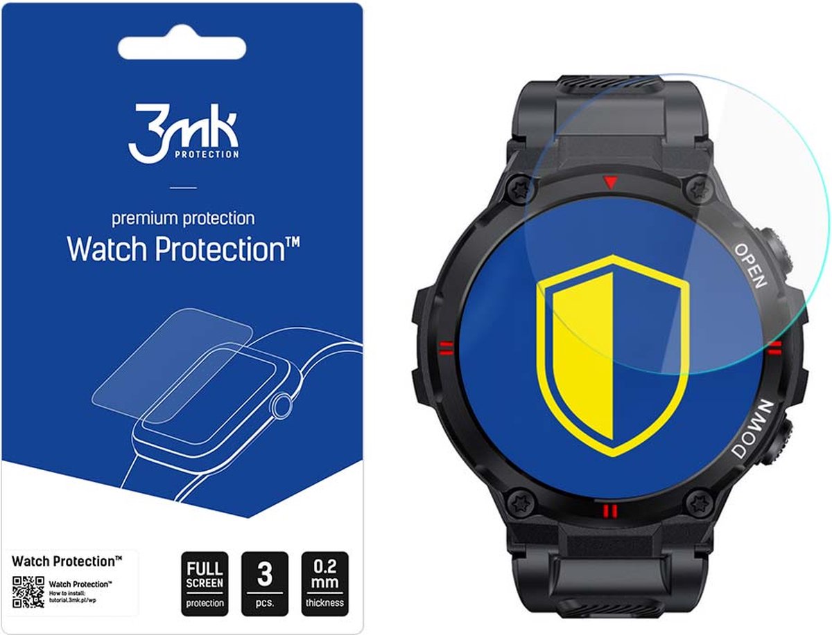 Microwear SG-Gadgets 27 Series - 3mk Watch Protection v. FlexibleGlass Lite