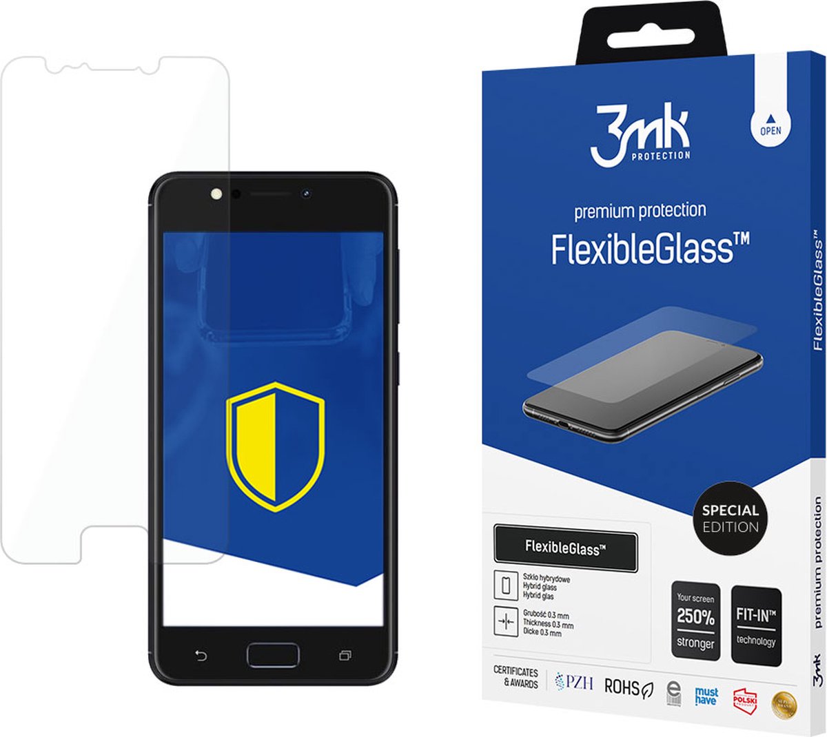 Asus Zenfone 4 Max ZC520KL - 3mk FlexibleGlass Special Edition