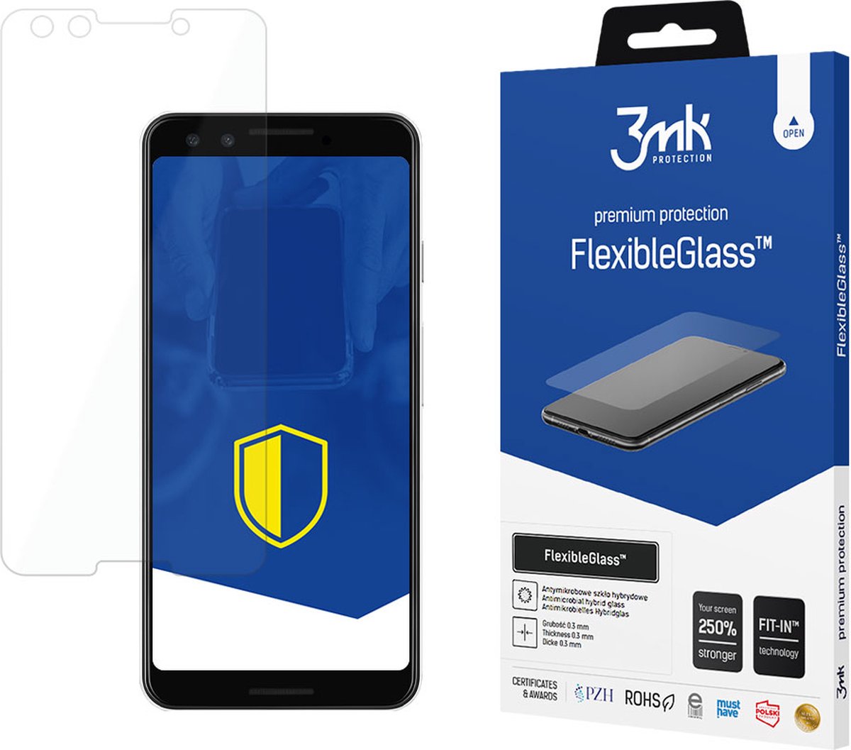 3MK FlexibleGlass - Hybride Beschermglas - Google Pixel 3