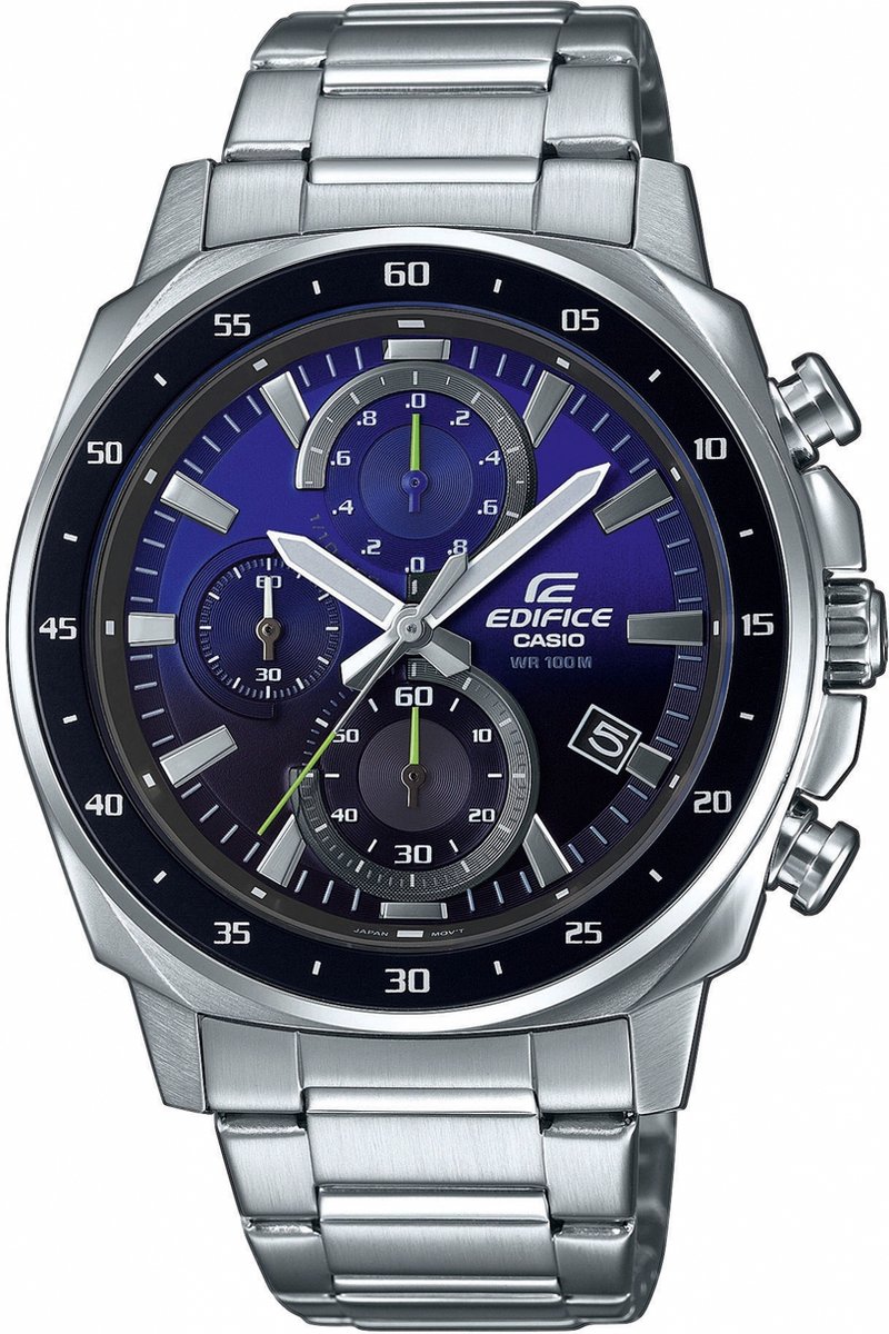 Casio Edifice EFV-600D-2AVUEF Herenhorloge 41 mm - Zilverkleurig