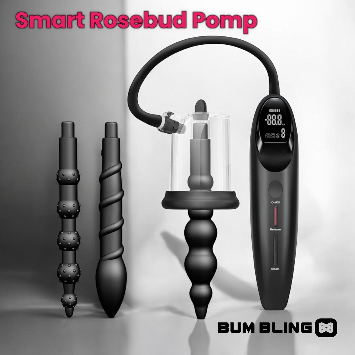 Goedkoopste BUM BLING® Smart Blossom Bliss Cup - Anaalspreiders - Elektrische Anus Pomp - Smart Anus Pomp - Anaal Pomp - Anale Speeltjes - Rosebud pump - Rosebud Pomp - Gay toys - Gay Toys Anaal - Buttplugs - Smart Buttplug - Prostaat Massager - Anale Kralen