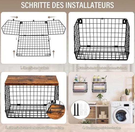 Fruitmand Met 2 Verdiepingen - Hangmand - Etagère - Fruitschaal