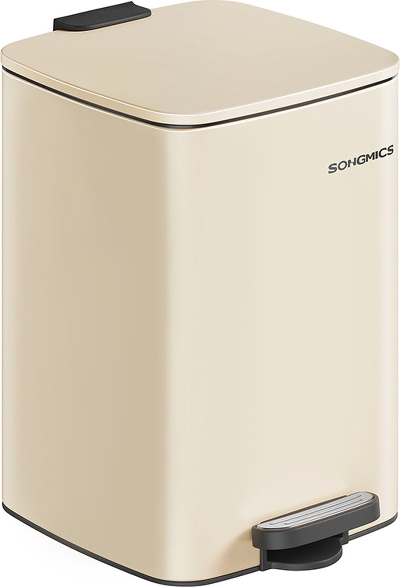 Vuilnisbak 20 Liter van staal – zandbeige