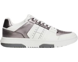 Tommy Hilfiger The Brooklyn Sneaker Leder - Dames - Warm Stone - Maat 36