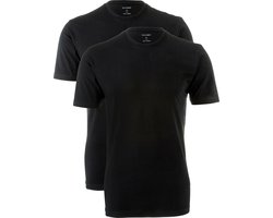 T-shirt van OLYMP (2-Pack) - O-neck - zwart