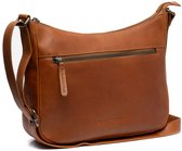 Chesterfield Loraine Waxed Pull Up Schoudertas - Cognac