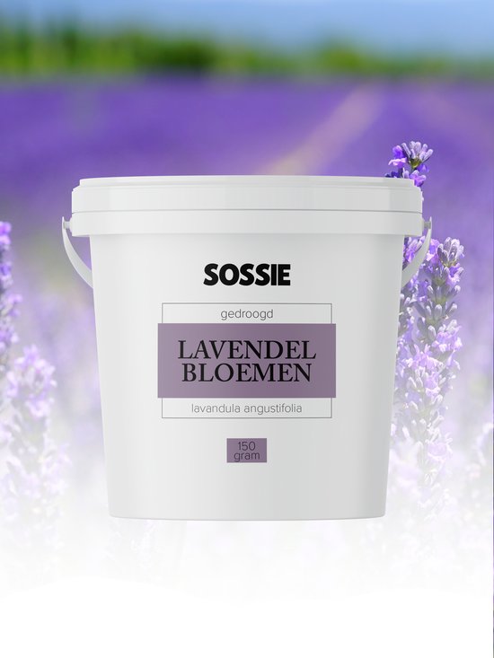 Foto: Gedroogde lavendel bloemen 100 biologisch 150 gram consumptie geurend natuurlijk