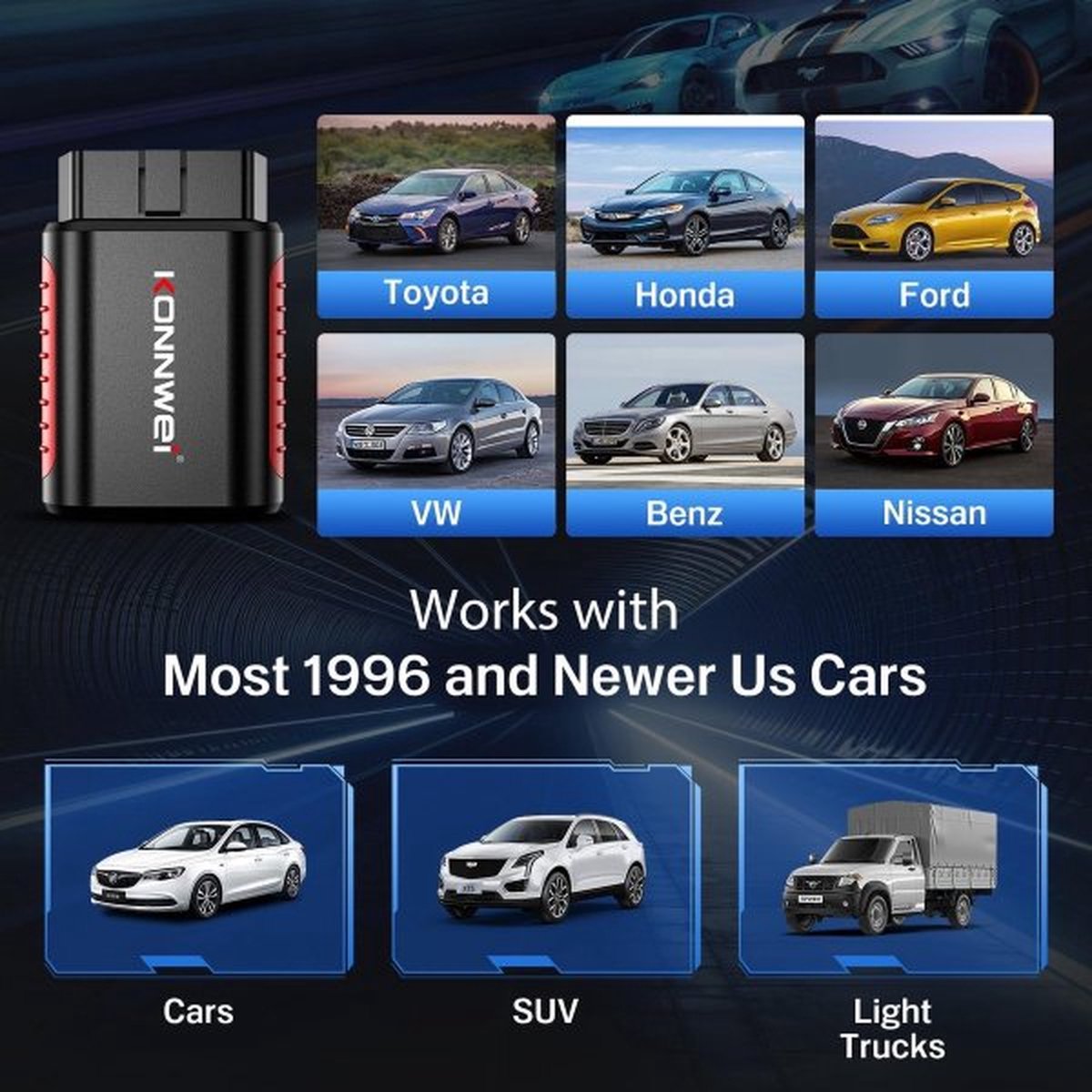 Konnwei KDIAG - OBD2 Bluetooth Scanner thumbnail 6