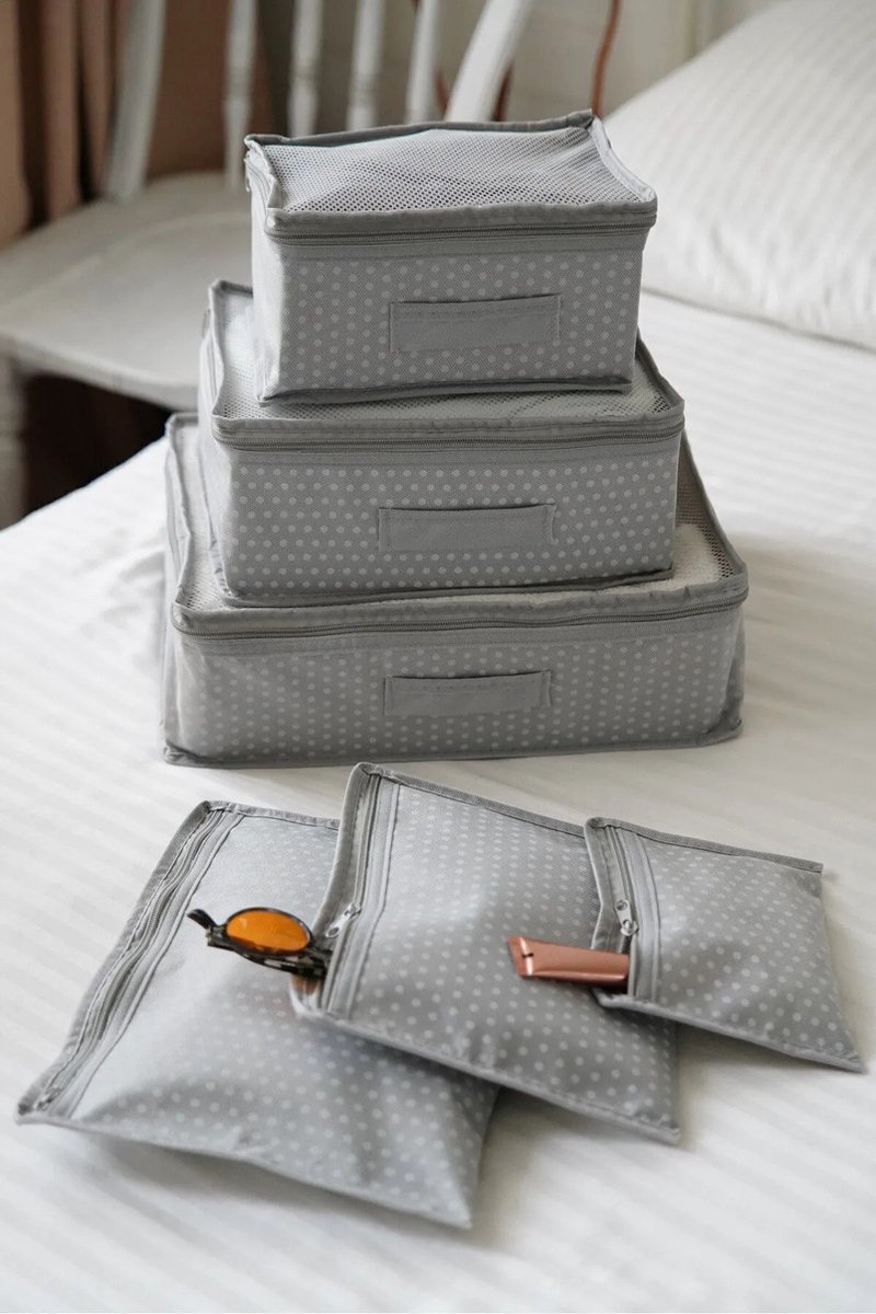 Packing Cubes - Koffer Organizer Set - Bagage Organizers - Backpack Organizer - Koffer Organisers - 6 Delig