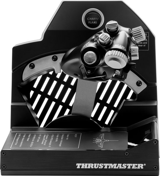 Thrustmaster Viper TQS - Flightsim Controller - Throttle - voor PC - metalen greep op schaal 1:1 - IDLE/AFTERBURNER - CHAFF/FLARE