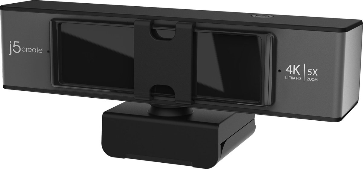 j5create JVCU435-N USB 4K Ultra HD Webcam met 5x Digital Zoom Afstandsbediening thumbnail 4