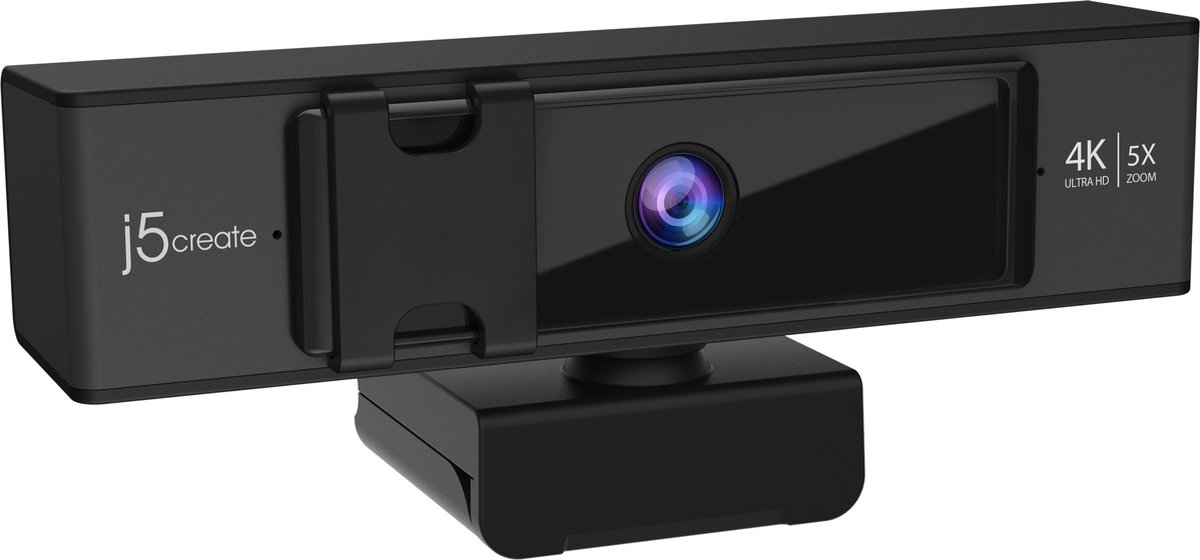 j5create JVCU435-N USB 4K Ultra HD Webcam met 5x Digital Zoom Afstandsbediening thumbnail 5
