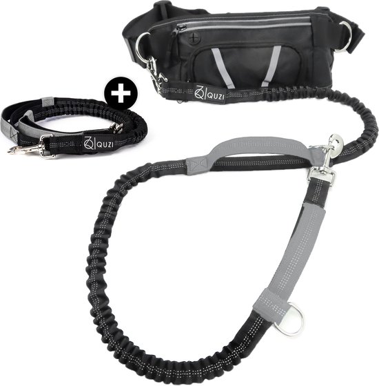 Barkswell Handsfree hondenriem - hondenlooplijn met comfortabele