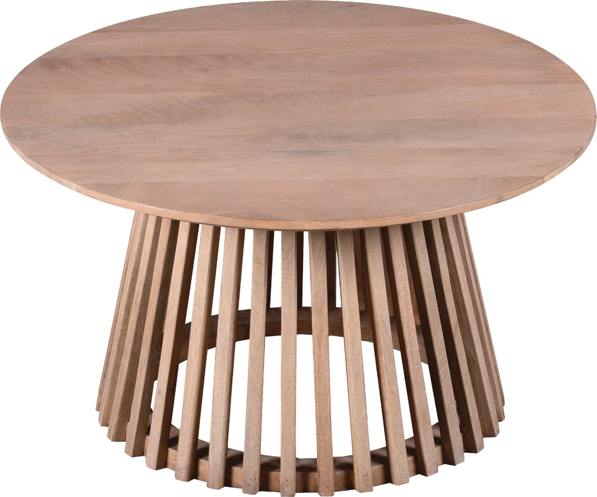 Lewis & Loft Salontafel Lef - FSC® mangohout - Rond ⌀70 - Naturel