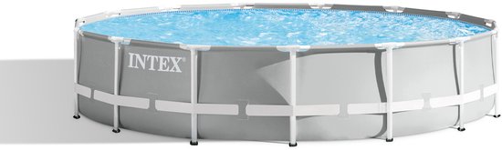 Intex Opzetzwembad Met Pomp 26724gn Prism 457 X 107 Cm Grijs