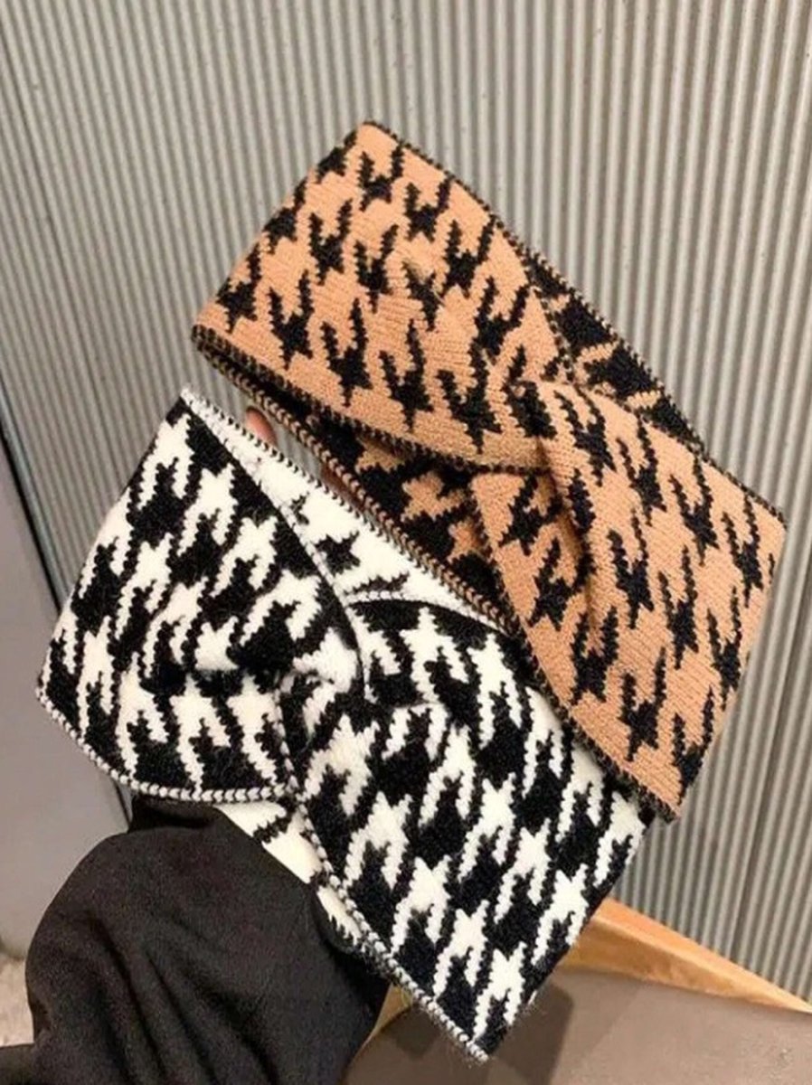 Haarband Dames 2 STUKS - Hoofdband - Haarband Fleece - Cadeautje Vrouw
