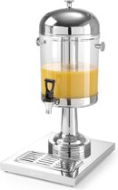 HENDI Sapdispenser – 8L – Met ijs cilinder koeling – Non-drip tapkraan – Helder polycarbonaat