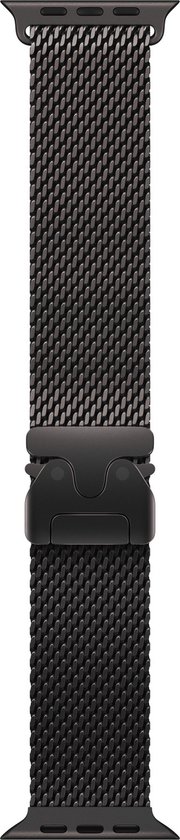 Apple Watch 49 mm Loop milanais en titane - Medium - Noir