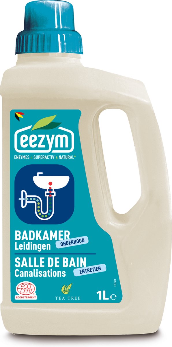 Eezym - Onderhoud leidingen Badkamer - Tea Tree - 1L