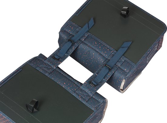 Basil Flair dubbele fietstas, 35L, navy van Basi — afbeelding 3