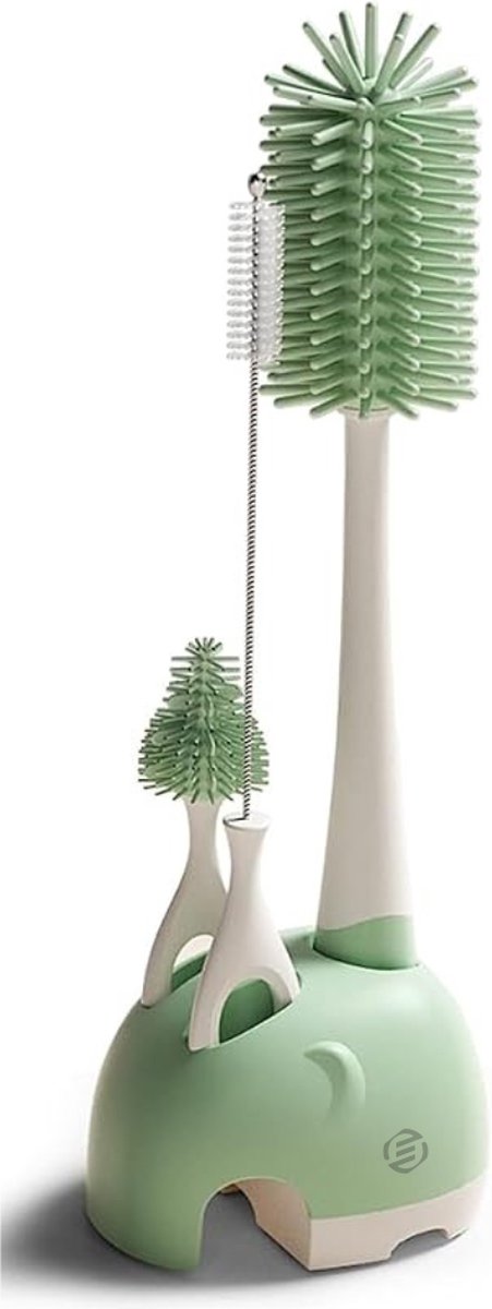 Goedkoopste Equivera Flessenborstel - Flessenborstel Baby - Flessenreiniger - Flessen Borstel - Flesvoedingaccessoires - Babyaccessoires