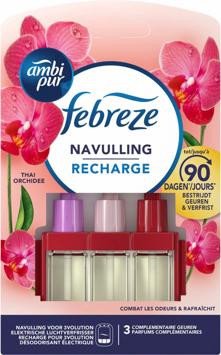 Goedkoopste 7x Ambi Pur 3volution Thai Orchidee Navulling 20 ml