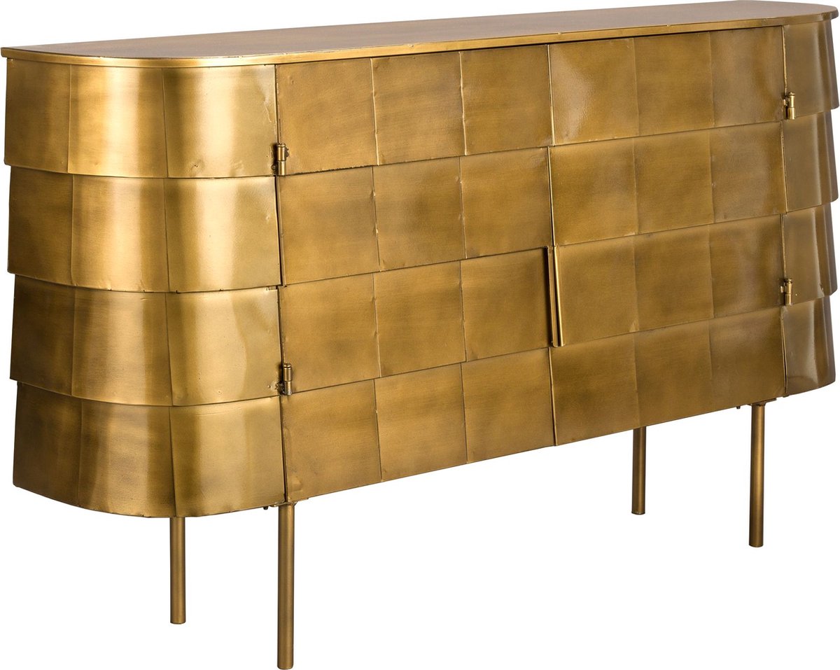 Dutchbone Hanna Dressoir/ Wandkast 117 cm - Goud