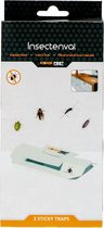 Knock Pest Control Kakkerlakkenval 3 Stuks - Ongedierteval - Insectenval - Kleefval - Zilvervisjesval - Lokdoos - Groot