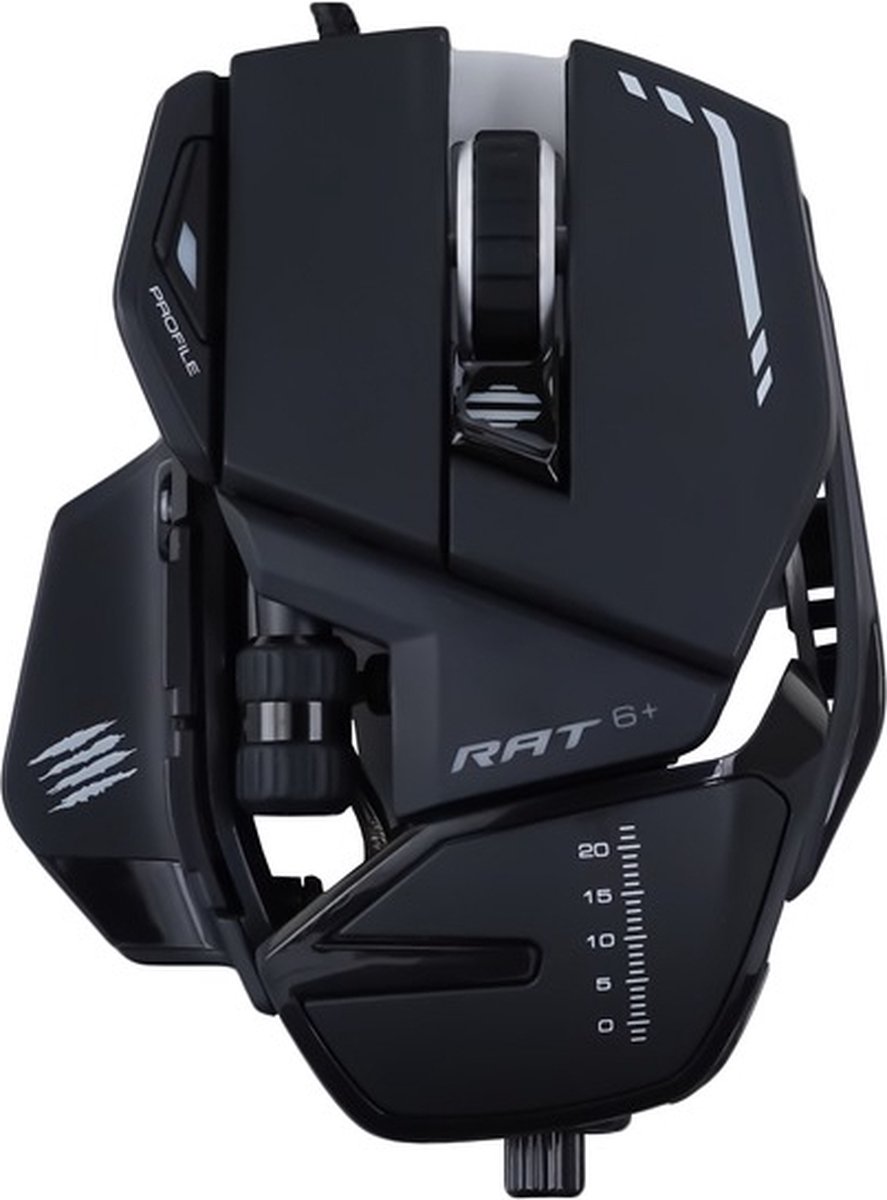 Mad Catz R.A.T. 6+ muis Rechtshandig USB Type-A Optisch 12000 DPI