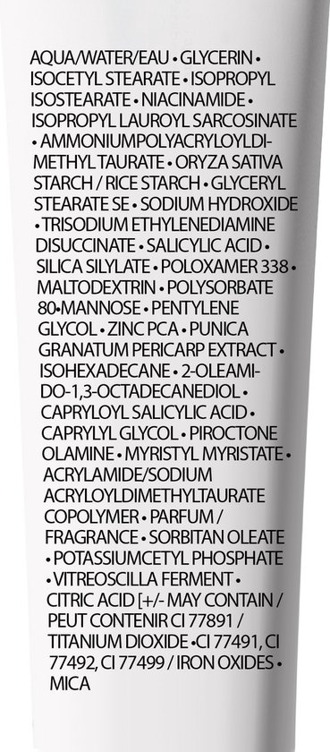 La Roche-Posay Effaclar DUO +M Unifiant Dark Day Cream - Crème Lissante - pour Peaux Grasses, Impures à Tendance Acné - Teinte Foncée - 40 ml