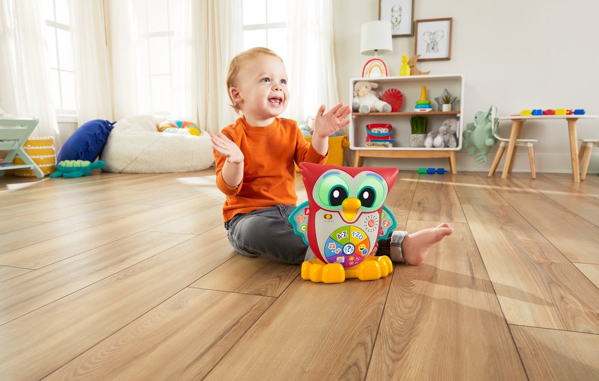 Fisher-Price - Linkimals Jouet Hibou éclairer et apprendre