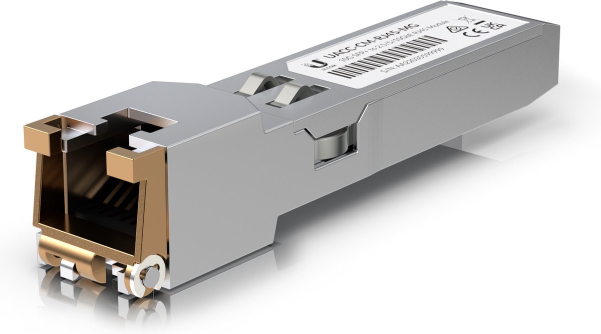 MultiMode SFP Fibre Module UBIQUITI UACC-CM-RJ45-MG