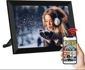 Bol.com Digitale Fotolijst met Frameo app - Wifi Fotolijst horizontaal en verticaal - 10 inch Digitale Fotokader - Touch Screen ... aanbieding