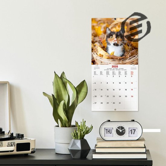 Legami - Table calendar 2025, calendar 12 x 14.5 cm, 12 months and year