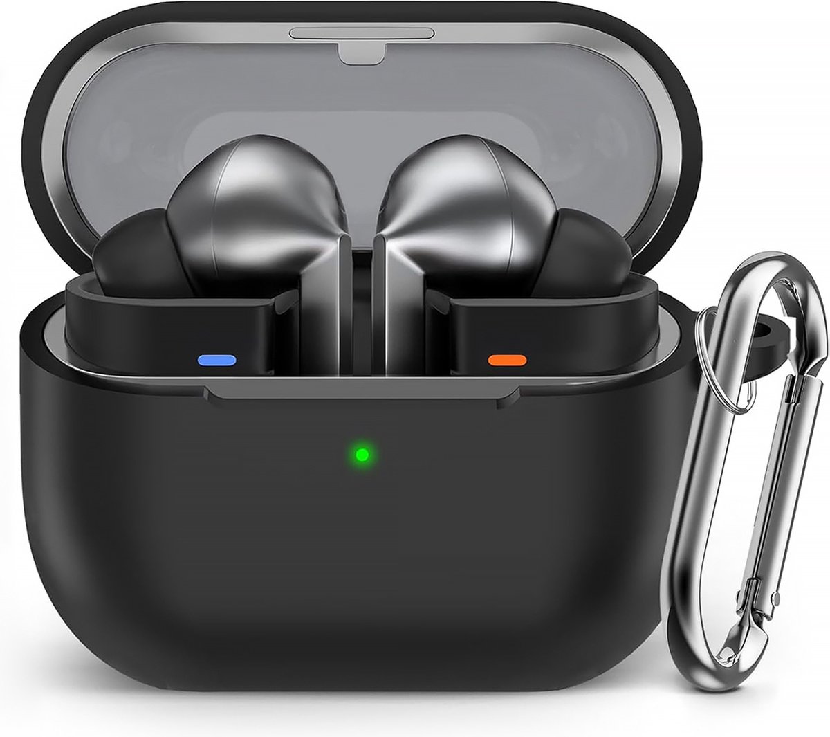 YONO Soft Case geschikt voor Samsung Galaxy Buds 3 / 3 Pro / 3 FE - Siliconen Hoesje - Zwart