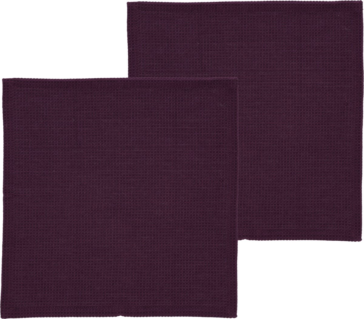 Södahl organic Spectrum Vaatdoek 30 x 30 cm 2 stuks Purple
