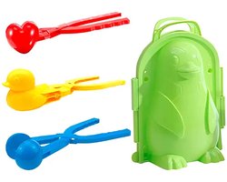 Jojoy Sneeuwspeelgoed Set - Bouw Sneeuwpinguïns, Eendjes & Hartjes - Winter & Zomer Speelplezier - Duurzaam & Stevig - Perfect Cadeau voor Kinderen - ARCTICFUN