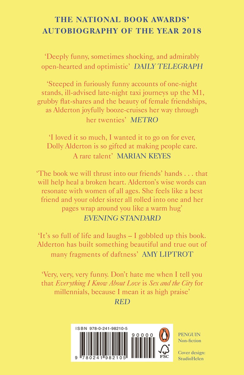 Everything I Know About Love - back cover