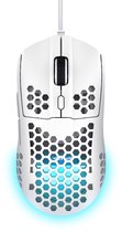 Trust GXT928W Helox - Gaming Muis - Ultra licht - RGB verlichting - 6400 DPI - Bedraad - Wit