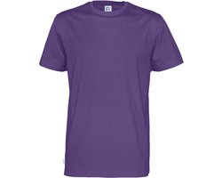 Cottover T-SHIRT MAN - GOTS GECERTIFICEERD 141008 - Paars - M